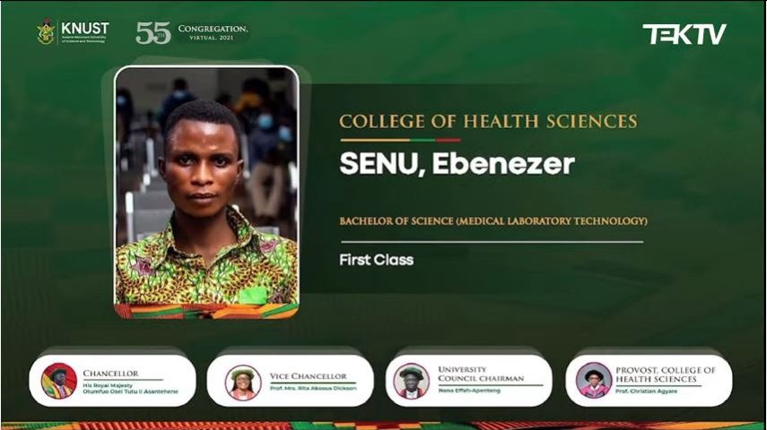 Eben_Senu's tweet photo. Congratulations to Ebenezer Senu, for being selected as the 2021 Global Graduate Fellow
(https://t.co/QPaJ9ZbLDY)
Ebenezer recently graduated from the Medical Laboratory Technology of KNUST in Kumasi, Ghana ranking in First Class Honors, with a Bachelor of Science Degree

#Awards https://t.co/GWtWdSeZOL