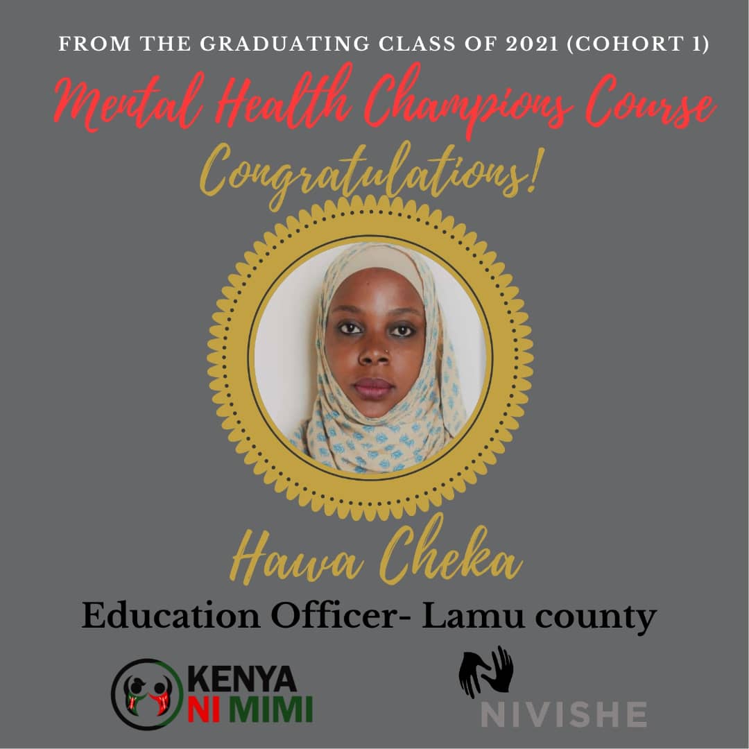 NivisheF's tweet photo. Congratulations dear cohort 1🎉🥳💃🏾👏🏾👏🏾👏🏾
You're officially Mental Health Champions!!!! Go make that impact.

Cc: Kenya Ni Mimi  by Nadia Ahmed Abdalla 

#nivishefoundation 
#mentalhealthawareness 
#mentalhealthmatters 
#mentalhealthchampions 
#mentalhealthchampions https://t.co/7Le08yCbih