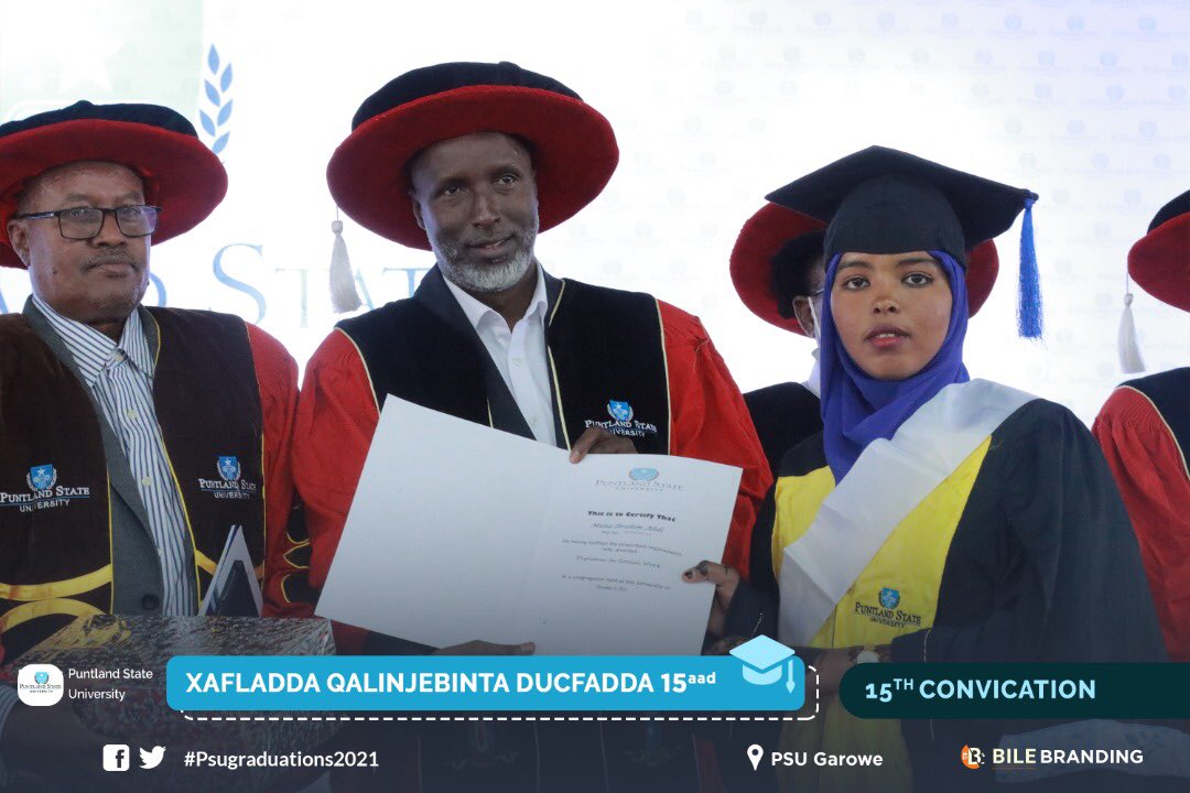 ExplorePSU's tweet photo. Ardayda kaalmaha labaad ka galay Kuliyadaha ka qalin jabinaya Jaamacadda PSU dufcadii 15aad 

#psugraduations2021 https://t.co/V5gaFdIhyq