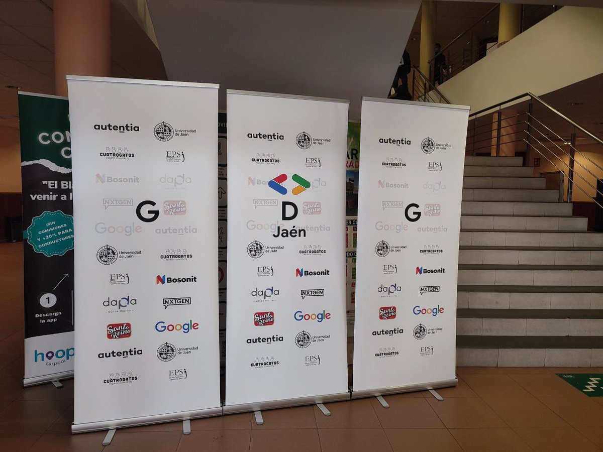 GdgJaen's tweet photo. Ya estamos a tope con el #DevFestJaen
#DevFest https://t.co/XmNTqiIvUP