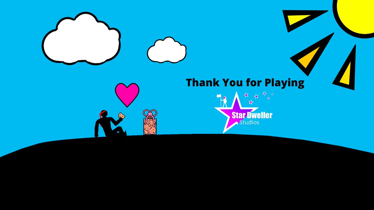 StarDwellerDev's tweet photo. @AmAVagabond As an #indiegamedev you seriously appreciate your players. That's why #BeatBoy also has a "Thank you for Playing" message so don't count us out!โค๏ธ https://t.co/5xFdBaTkfW