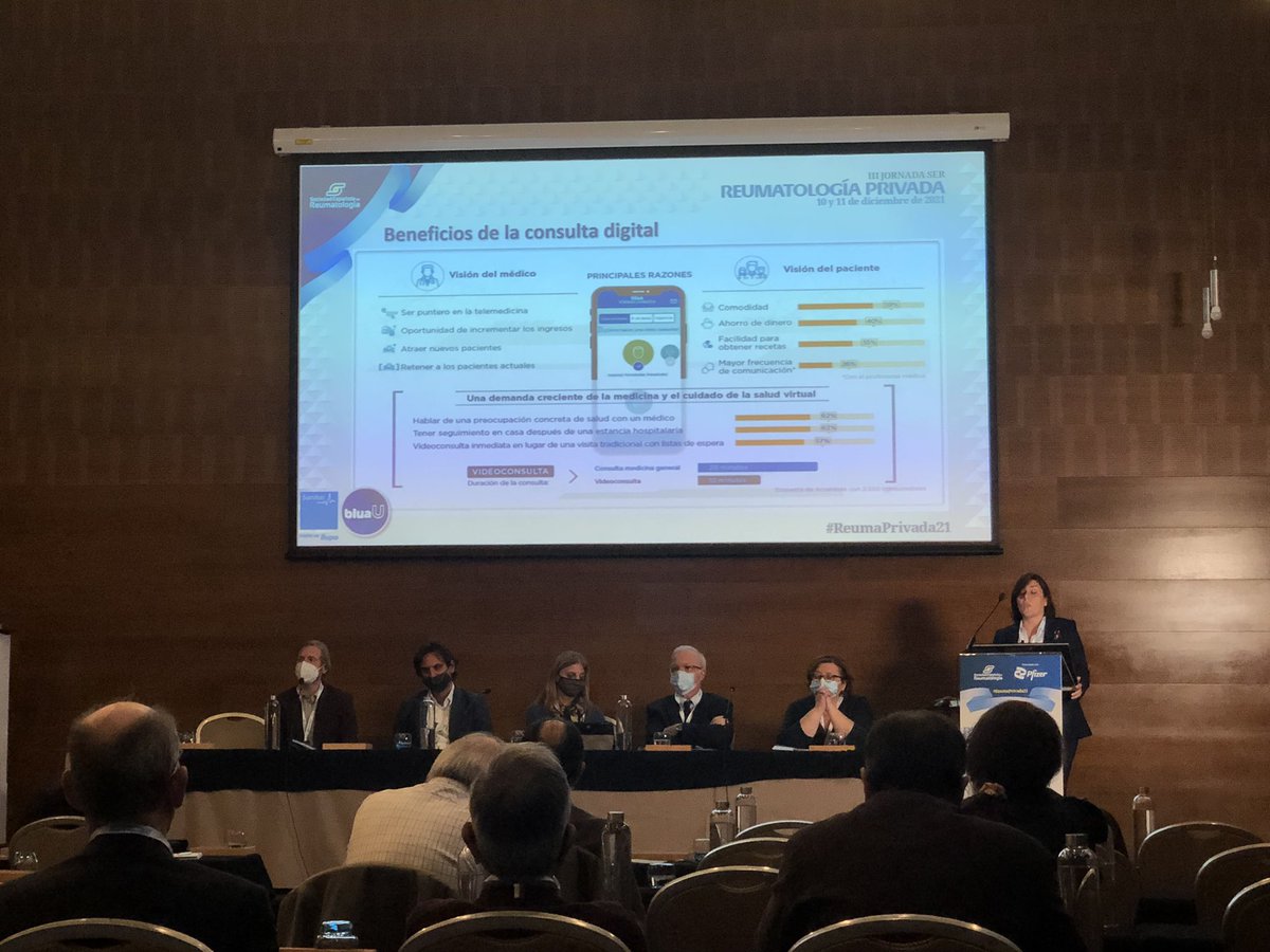 palomalefebvre's tweet photo. #ReumaPrivada21 Seguimos hablando de plataformas asistenciales #Inteligenciaartificial en Telemedicina ¿quien es #SaniAChatbot? 📱👩 Nos lo cuenta Sonia Gutiérrez Gabriel @sanitas https://t.co/D7yXpNyJce