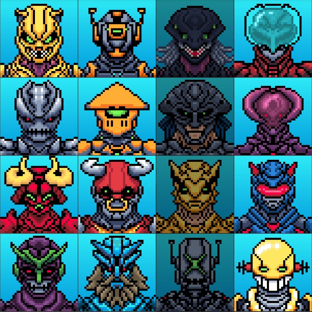 SYF_NFT's tweet photo. Select your fighter #1-48 are dropped!

Sply (1/1)

Available on #opensea in #matic
Blockchain with no gas fee.
Start from 0.002 eth
https://t.co/X4W9QsZI8r

#nft #nftart $matic #NFTCommunity #nftcollector
#nftcollectors #NFTcollectibles #polygonNFT #OpenSeaNFT #pixelart https://t.co/7C3AEEy4ll