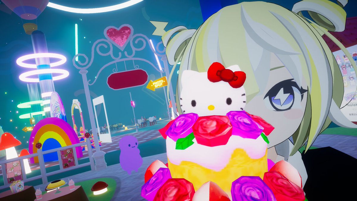 s44511173's tweet photo. SANRIO Virtual Fesに行ってきました！#2
キティちゃんてんこ盛りでテンション上がりまくりーの撮影しまくりーの
#michaling #sanrio_vfes https://t.co/lpRBziSbYB
