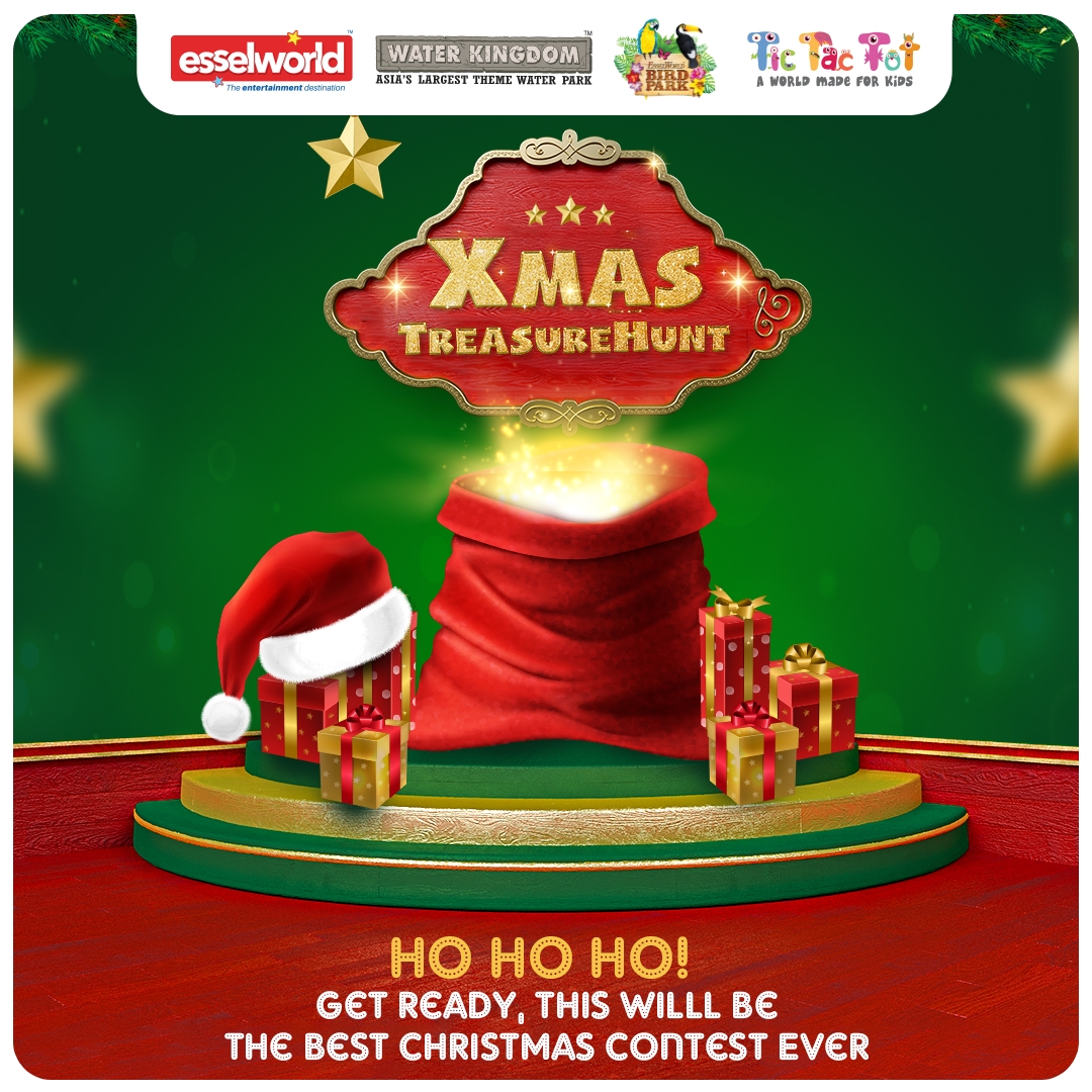 TheWaterKingdom's tweet photo. Are you all set to participate in #XMasTreasureHunt contest?!
Stay tuned
#XMasTreasureHunt #TreasureHunt #XmasCompetition #Christmas2021 #Christmas #EsselWorld #EsselWorldBirdPark #WaterKingdom #TicTacTot https://t.co/mze0Y4Hlqv