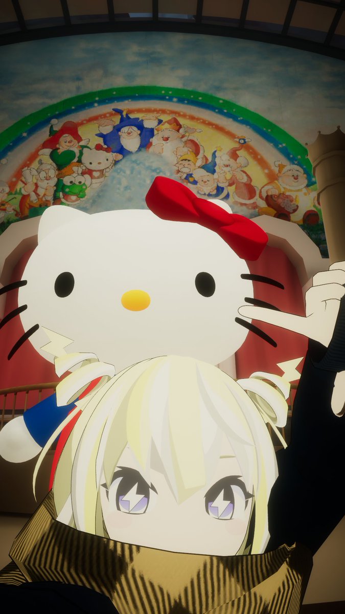 s44511173's tweet photo. SANRIO Virtual Fesに行ってきました！#2
キティちゃんてんこ盛りでテンション上がりまくりーの撮影しまくりーの
#michaling #sanrio_vfes https://t.co/lpRBziSbYB