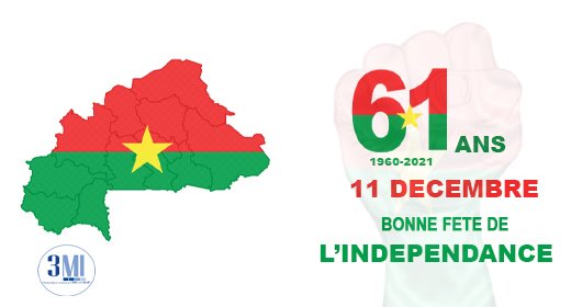 Smsbus3's tweet photo. 3MI vous souhaite une bonne fête de l'indépendance ! ❤️🇧🇫 https://t.co/tD3gUp5EI2