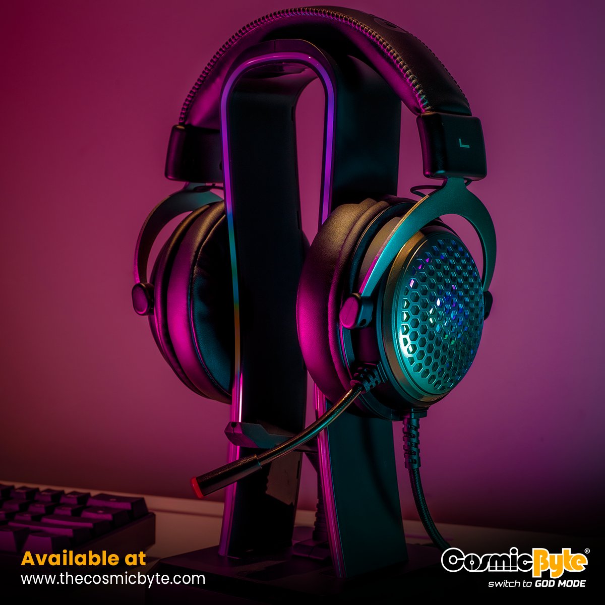 Cosmic Byte Get The Immersive Gaming Experience With Cosmic Byte S Equinox Ceres 7 1 Surround Sound Gaming Headphone Take Your Rgb Gaming Experience Up A Notch With The True Rgb Colors