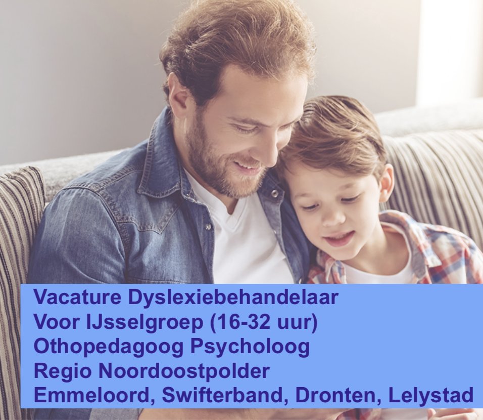 #vacature #vacatures Orthopedagoog/Psycholoog voor dyslexiezorg <a href="/IJsselgroep/">Ali Eren</a> in Noordoostpolder Flevoland viasocium.nl/post/?permalin…