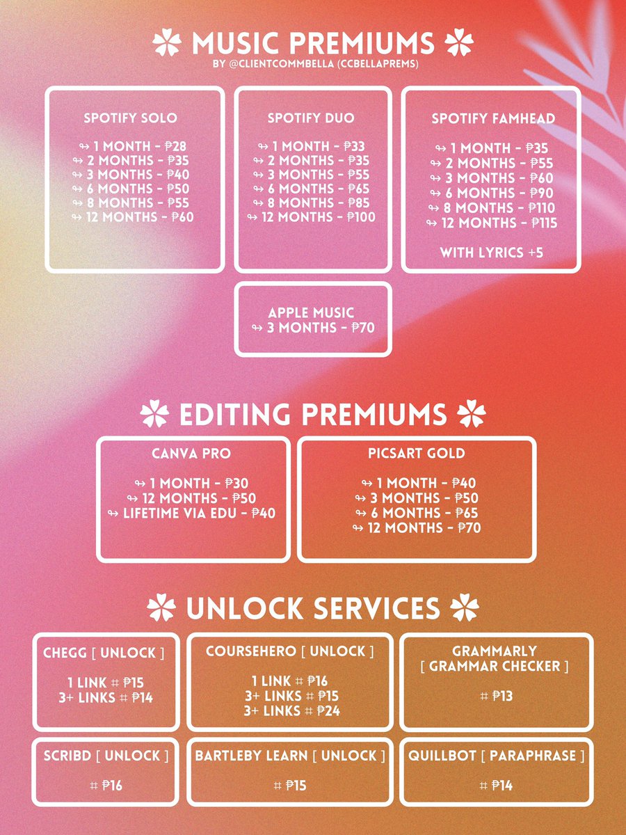 ꕥ premium accounts tweet media