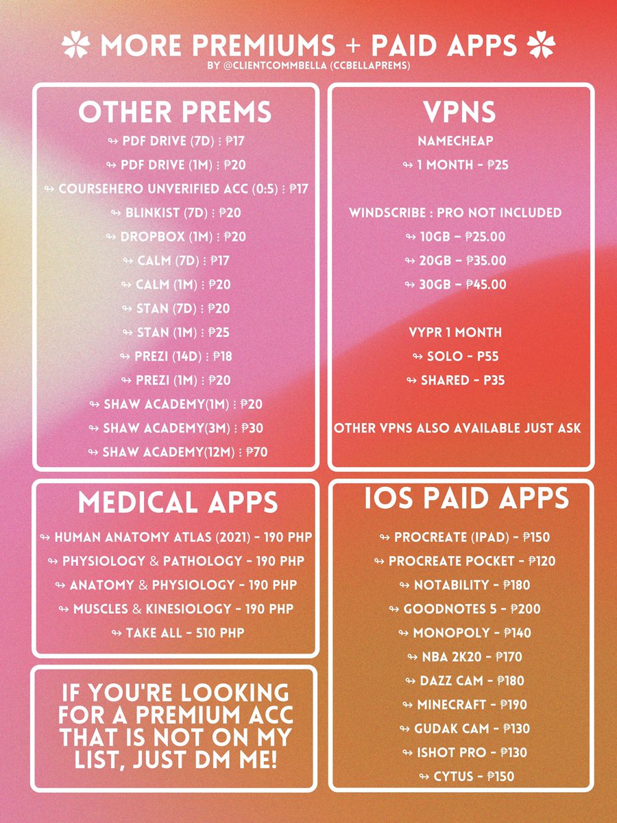 ꕥ premium accounts tweet media