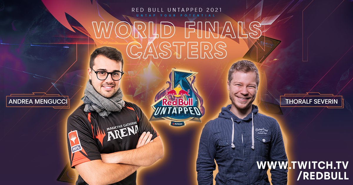 fanfinity_mtg's tweet photo. Get ready! #RedBullUntapped Portugal Finals are LIVE NOW!

Check out the official coverage here:
📺 English
https://t.co/XwQGaf8qZa

📺 Portuguese
https://t.co/2s89NvWYzX

🗓️11/12 🕙10:00
🗓️12/12 🕑13:00

Casters: 
@ToffelMTG &amp; @Mengu09 https://t.co/w6ysyOmS0g