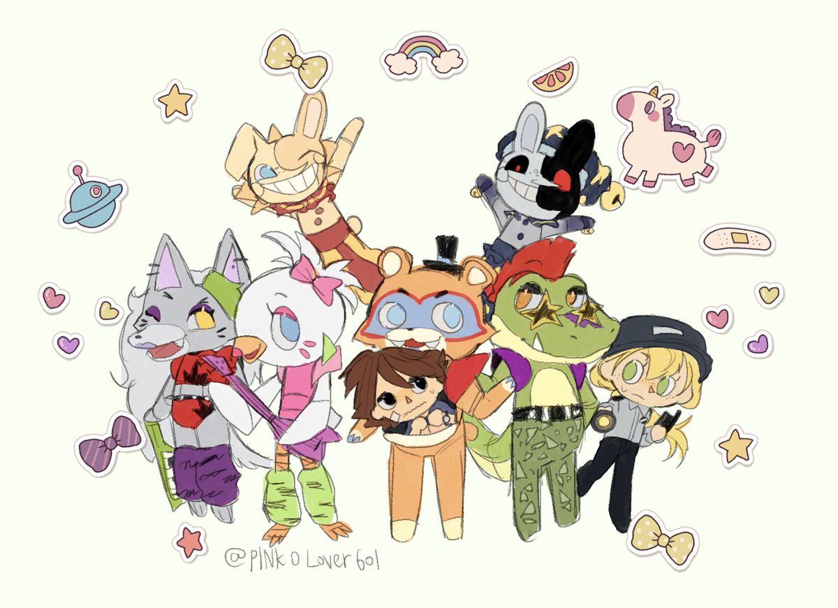 Fnaf anime (@pinkflames101) / X