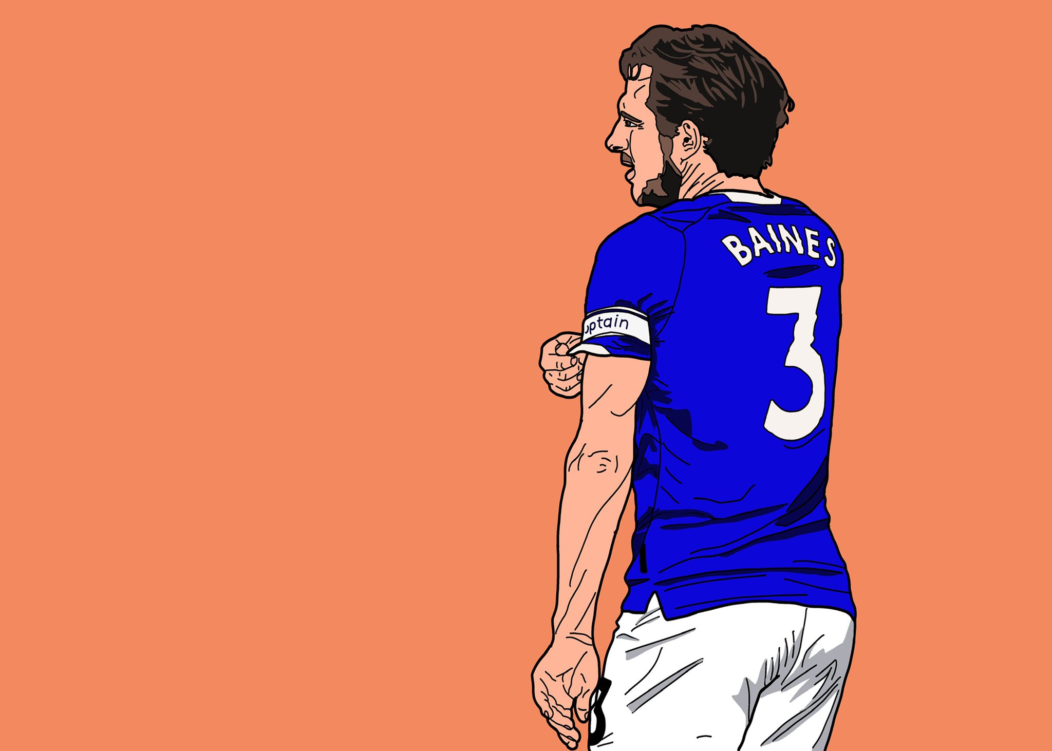 Happy Birthday to the ultimate professional. Everything we want in an Everton player. Leighton Baines our number 3. 