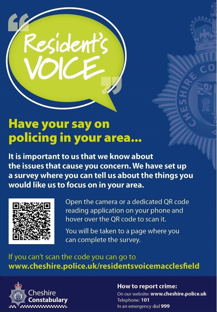 This weeks surgery is now LIVE until 11am. Please direct/private message us on our social media or call in to Poynton Emergency Services Hub to discuss any local issues or concerns. You can also fill out our Survey and have your say, orlo.uk/mnhTW