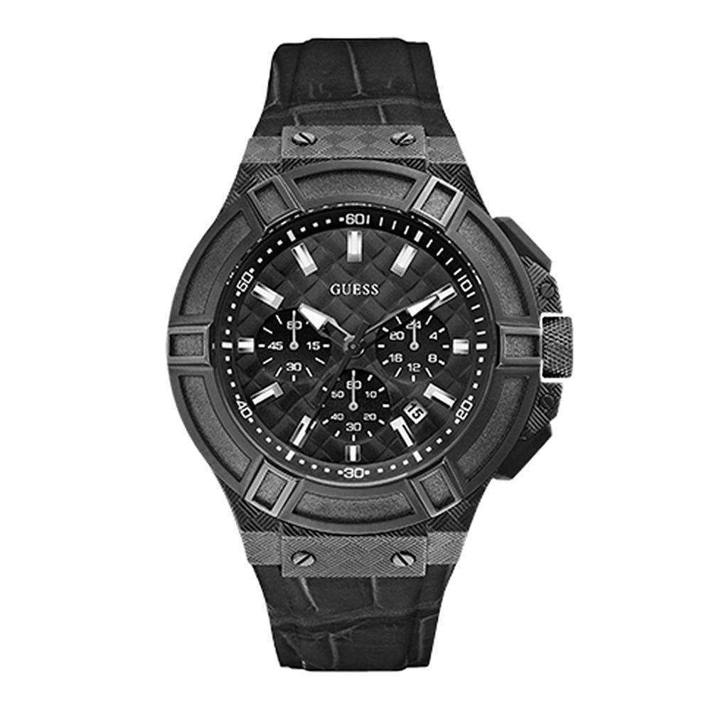 BuySalesMy's tweet image. #datedisplay #guessrigorw0408g1menswatch #leatherstrap #wti #black #analoguedisplay 300.3€ Guess Rigor Mens Watch W0408G1 Multifunctional
- Stainless steel case, black coating, mat
- Leather strap, black, pin buckle
- Crown protection
- Quartz movement, battery operated
...