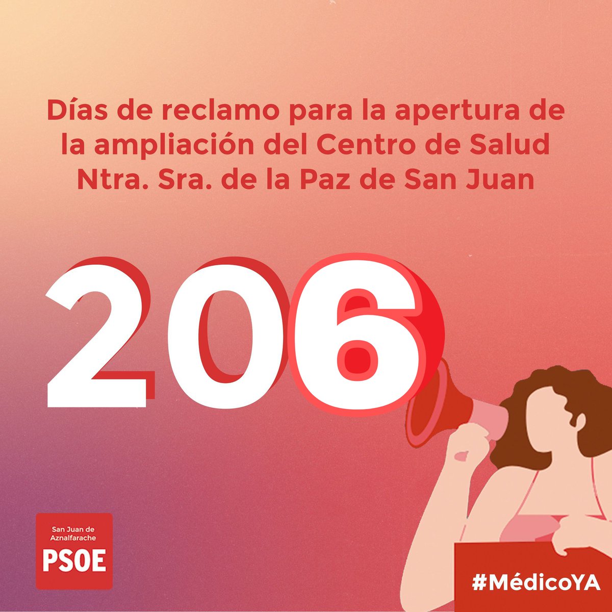 <a href="/FdoZamoraR/">Fernando Zamora</a>: "Con la presión social que estamos realizando, junto a los vecinos y colectivos de San Juan #Aznalfarache, seguiremos con nuestras reivindicaciones para que la reapertura de la ampliación del Centro de Salud sea una realidad en breve". #LaFuerzadeSanJuan