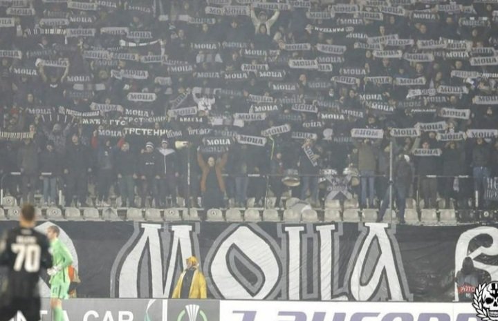 nikad_agencija's tweet photo. Partizan - Anortozis
#Grobari #Partizan #Anorthosis #RBWorld #WidzewLodz #UECL #JuznaTribina https://t.co/QSP67N7sFh