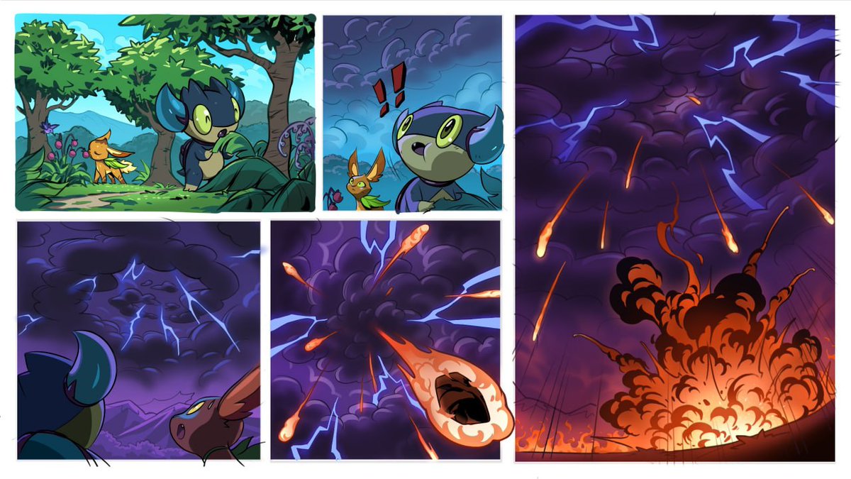 Yummy Yummy...

Eh? What's going on?

Something is coming!

BANG!!!

To be continued...

What happens then? What will appear? Guess what, Elemonians 😉