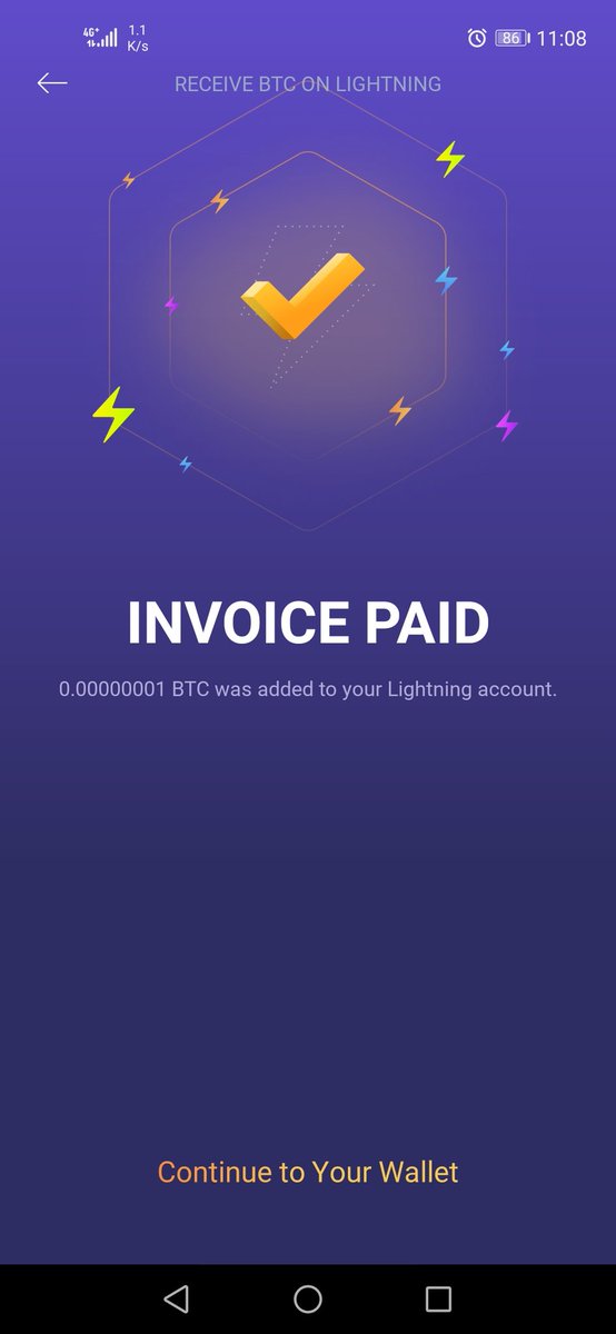 ViktorFil's tweet photo. I am trully delighted of what i see @exodus_io #lightningnetwork wallet!
It feels unreal to receive 1 sat in under a second, without fee. https://t.co/dT4o8Yzg6n