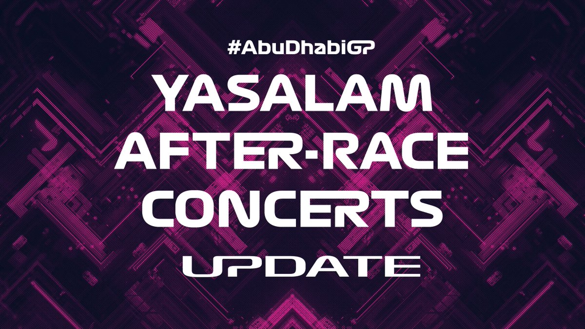 ymcofficial's tweet photo. Due to unforeseen medical circumstances, the @foofighters will not perform at the #AbuDhabiGP #Yasalam after-race concert on Sun. 12 Dec.

A statement from the Foo Fighters: The band apologizes for any inconvenience or disappointment caused by this unexpected turn of events. https://t.co/6r5BruX23B
