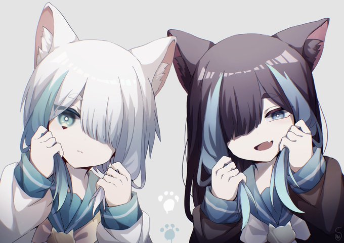 お揃いっ!🐱🐾 