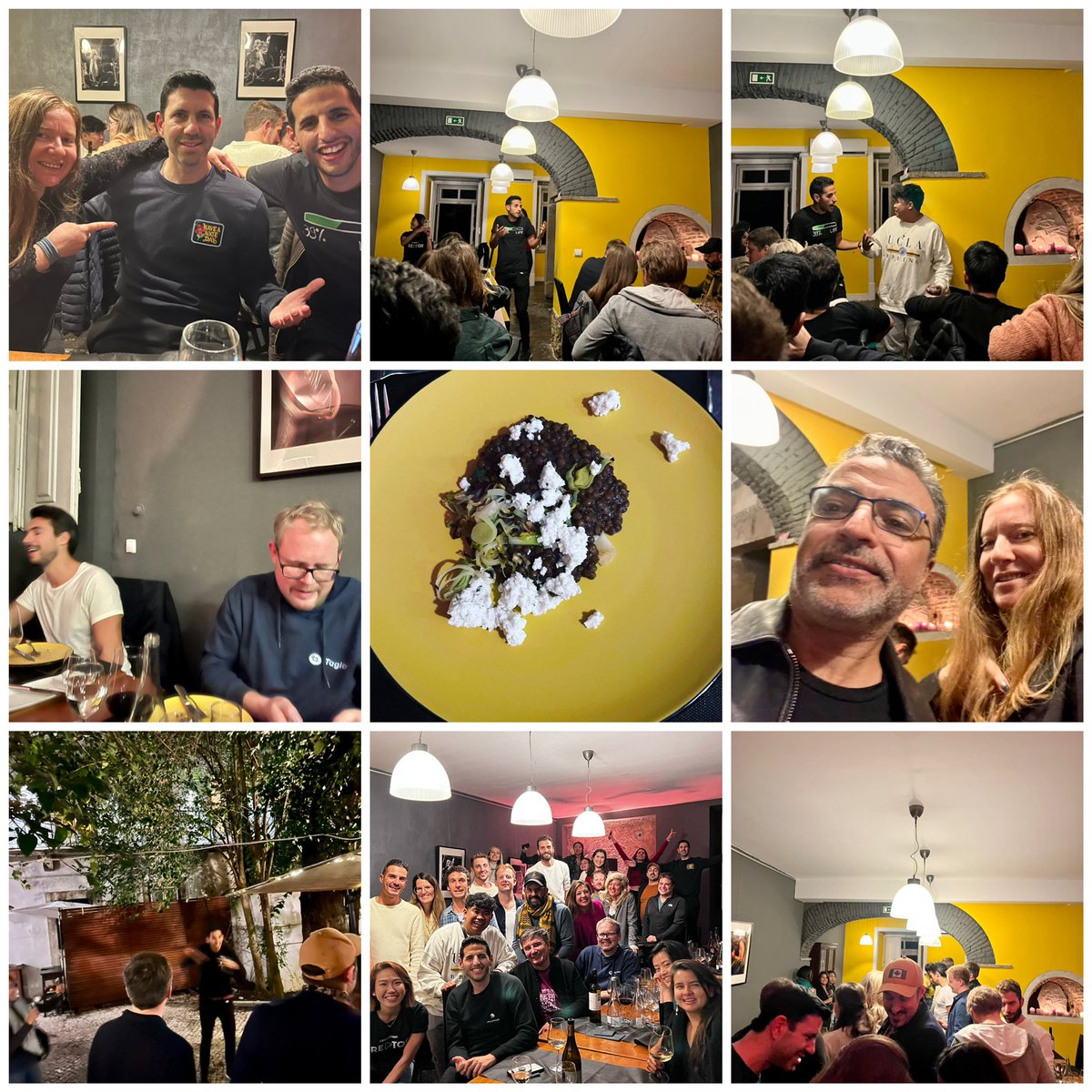 danielletichner's tweet image. Flash back @nasdaily’s Studios Creator Dinner #Lisbon . Grateful to Eyal Baumel &amp;amp; Nuseir for this opportunity to hear &amp;amp; learn from extraordinary influencers @saratiofficial Jess Callahan @SeanSotaridona @Dearalyne2 platform creators @BrianTsang #PatrickWalker &amp;amp; many others!