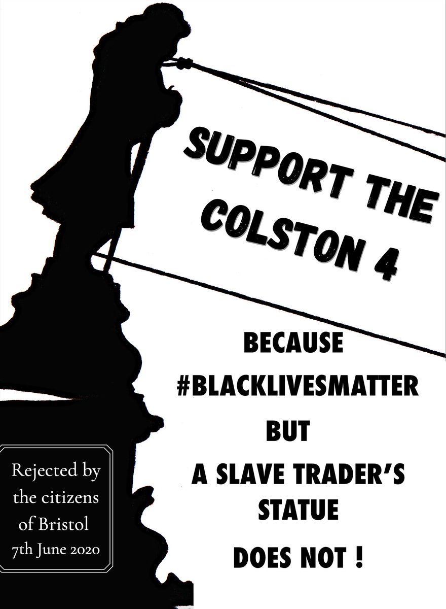 BristolDefenda1's tweet photo. @Ujimaradio Buy the t-shirt (if you can!) - then come to the solidarity protest on Monday to #SupportTheColston4 https://t.co/yqnBa29V4L