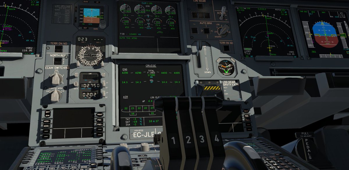 tcepillo2's tweet photo. Empezamos la jornada del sábado...
🛫🇪🇸 GCXO
🛬🇪🇸 LEMD
A340/600 Toliss @XPlaneOfficial 
@IVAOES @grupoiberiava https://t.co/erohuqzYjD