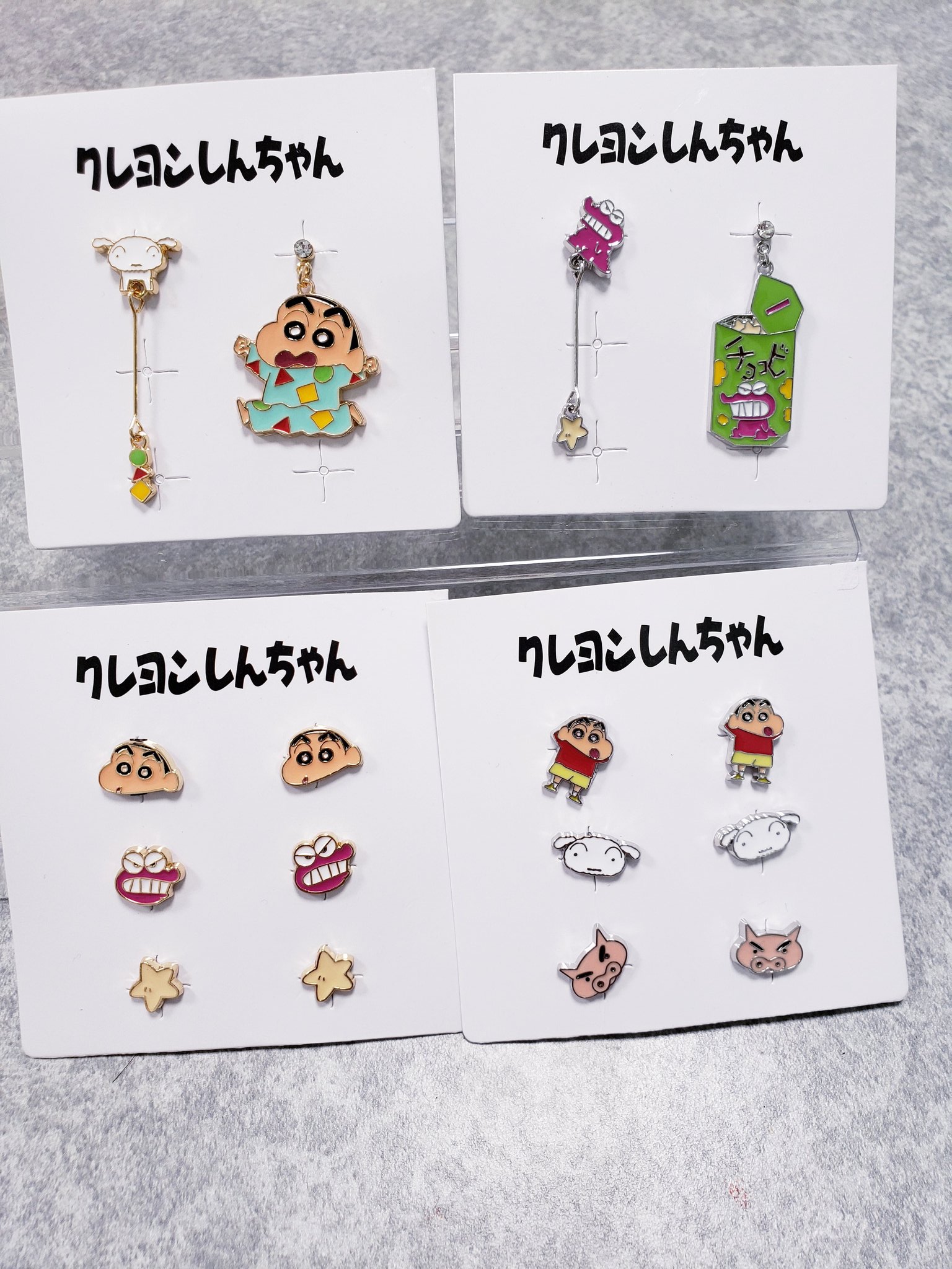税込) クレヨンしんちゃん ピアス aristiengg.com