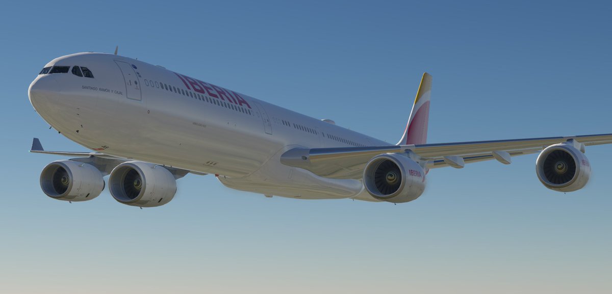 tcepillo2's tweet photo. Empezamos la jornada del sábado...
🛫🇪🇸 GCXO
🛬🇪🇸 LEMD
A340/600 Toliss @XPlaneOfficial 
@IVAOES @grupoiberiava https://t.co/erohuqzYjD