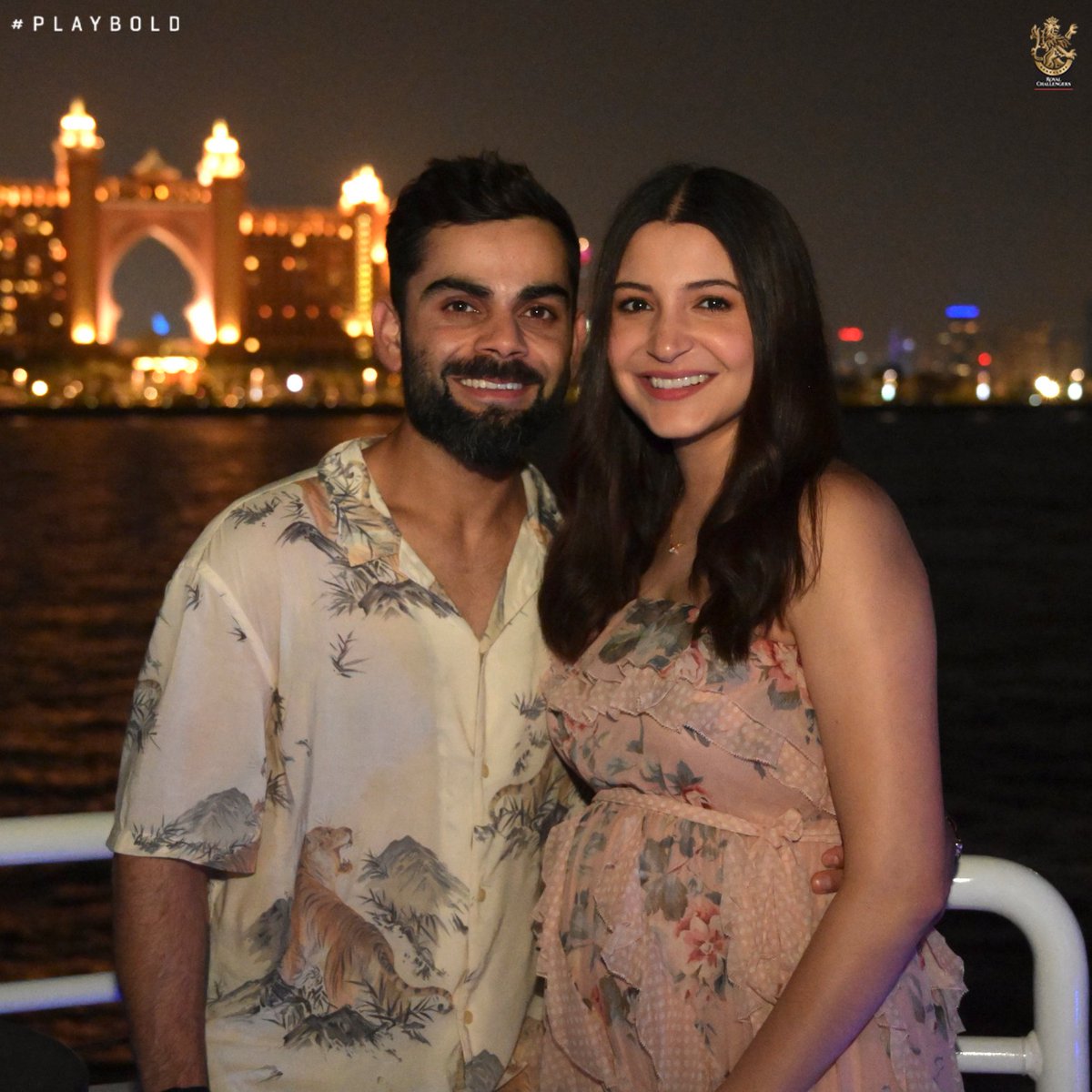 Wishing the heart of the RCB family, <a href="/imVkohli/">Virat Kohli</a> and <a href="/AnushkaSharma/">Anushka Sharma</a>, a very happy wedding anniversary!