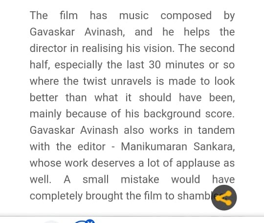 Thank you @behindwoods for your review on IKK movie's music ❤️