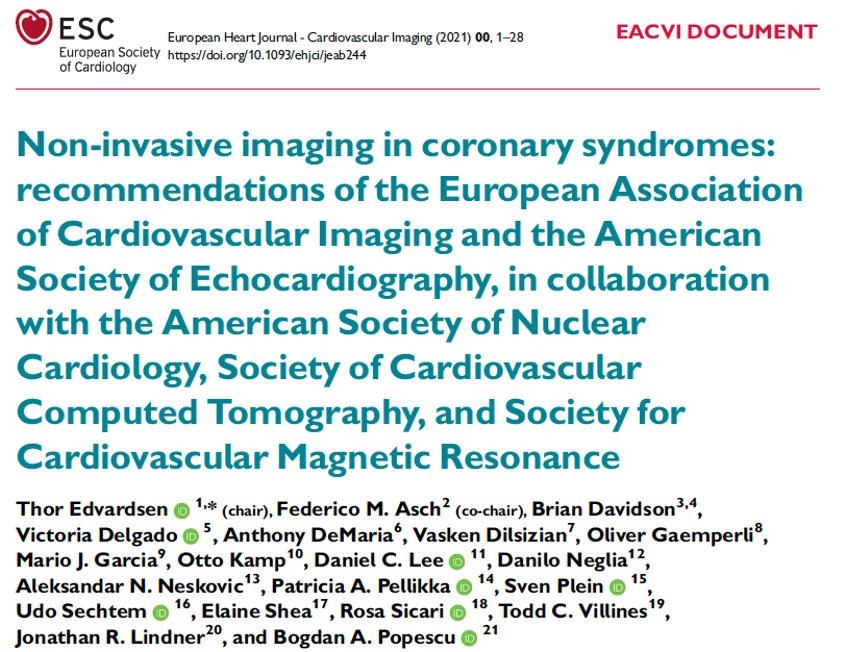 Thor Edvardsen (@thoredvardsen) on Twitter photo The #EACVI and <a href="/ASE360/">American Society of Echocardiography</a> have published new recommendations on non-invasive imaging in coronary syndroms. <a href="/escardio/">European Society of Cardiology</a> <a href="/ESC_Journals/">European Society of Cardiology Journals</a> #EuroEcho
academic.oup.com/ehjcimaging/adโฆ The #EACVI and <a href="/ASE360/">American Society of Echocardiography</a> have published new recommendations on non-invasive imaging in coronary syndroms. <a href="/escardio/">European Society of Cardiology</a> <a href="/ESC_Journals/">European Society of Cardiology Journals</a> #EuroEcho
academic.oup.com/ehjcimaging/adโฆ