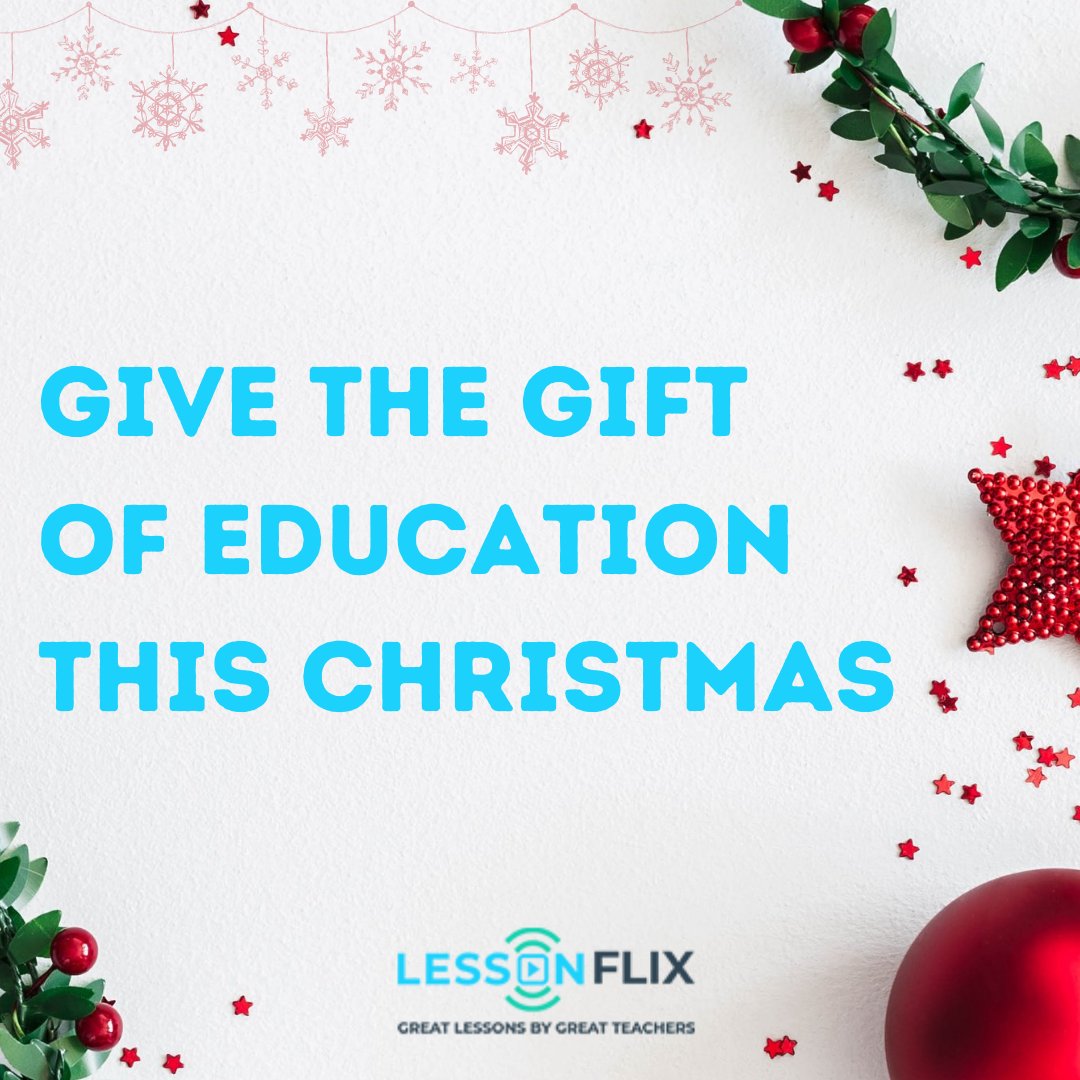 lessonflix's tweet photo. What to buy the person who has everything? 🤔 Well we think we have the perfect idea - think outside the box and gift the eternal students in your life a Lessonflix subscription! 😁 https://t.co/ZMjSzuLFIn https://t.co/2tLVAwm59j