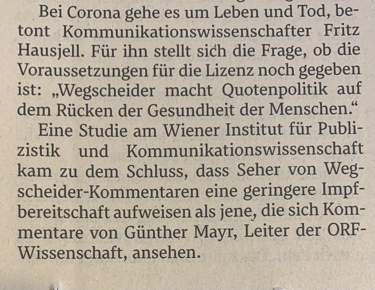 Hausjell's tweet image. Weitere Infos zu #Wegscheider &amp;amp; #ServusTV heute im @derStandardat .