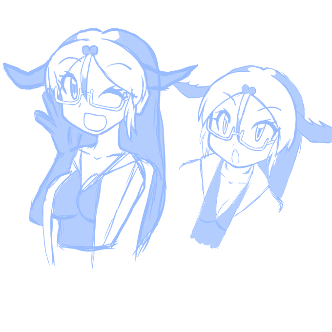 らくがき内藤先生風カリフォルニアアシカさん。 