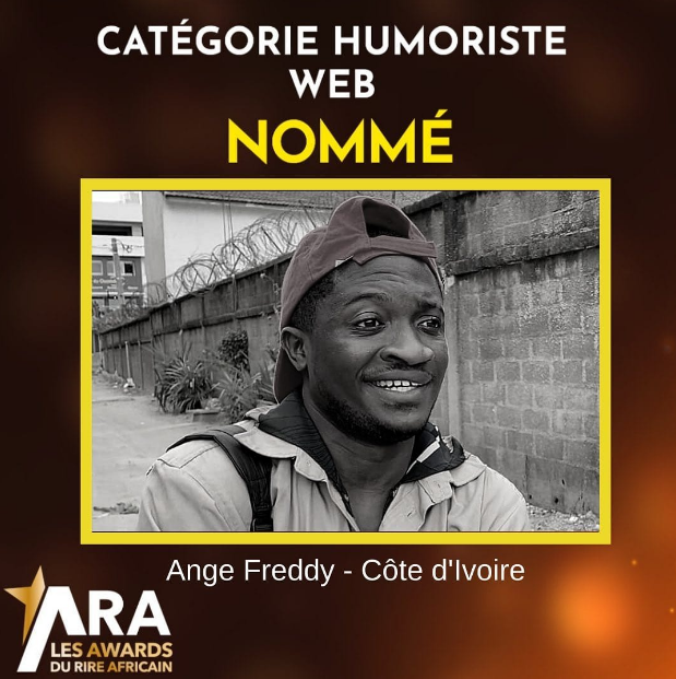 DigitalSoft_'s tweet photo. 🚨Le web comédien ivoirien Ange Freddy  🇨🇮 est nominé dans la catégorie Humoriste Web aux AWARDS DU RIRE AFRICAIN 🇳🇪
🌟#DigitalSoft 🌟 https://t.co/2xaEXauFwh