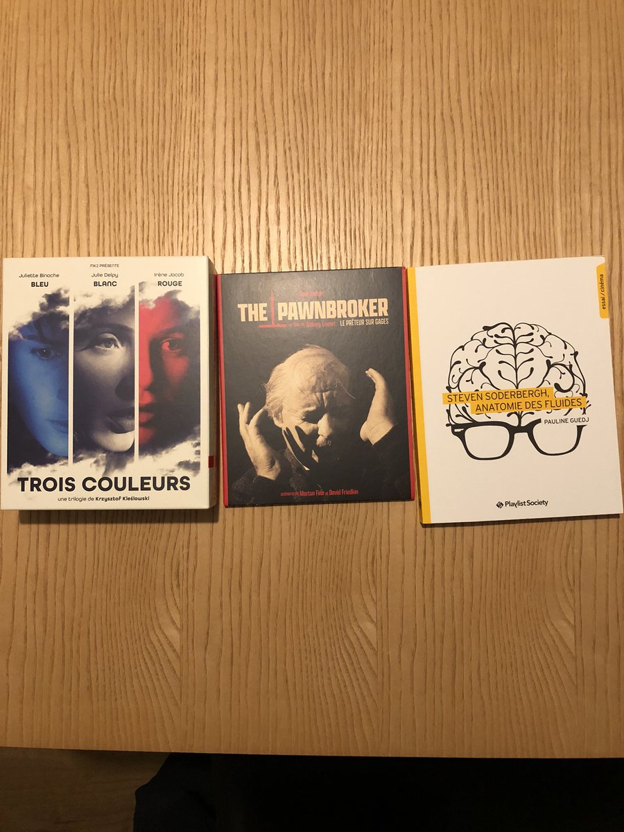 Piwi_47's tweet image. Achats du jour #TroisCouleurs #ThePawnbroker #Soderbergh