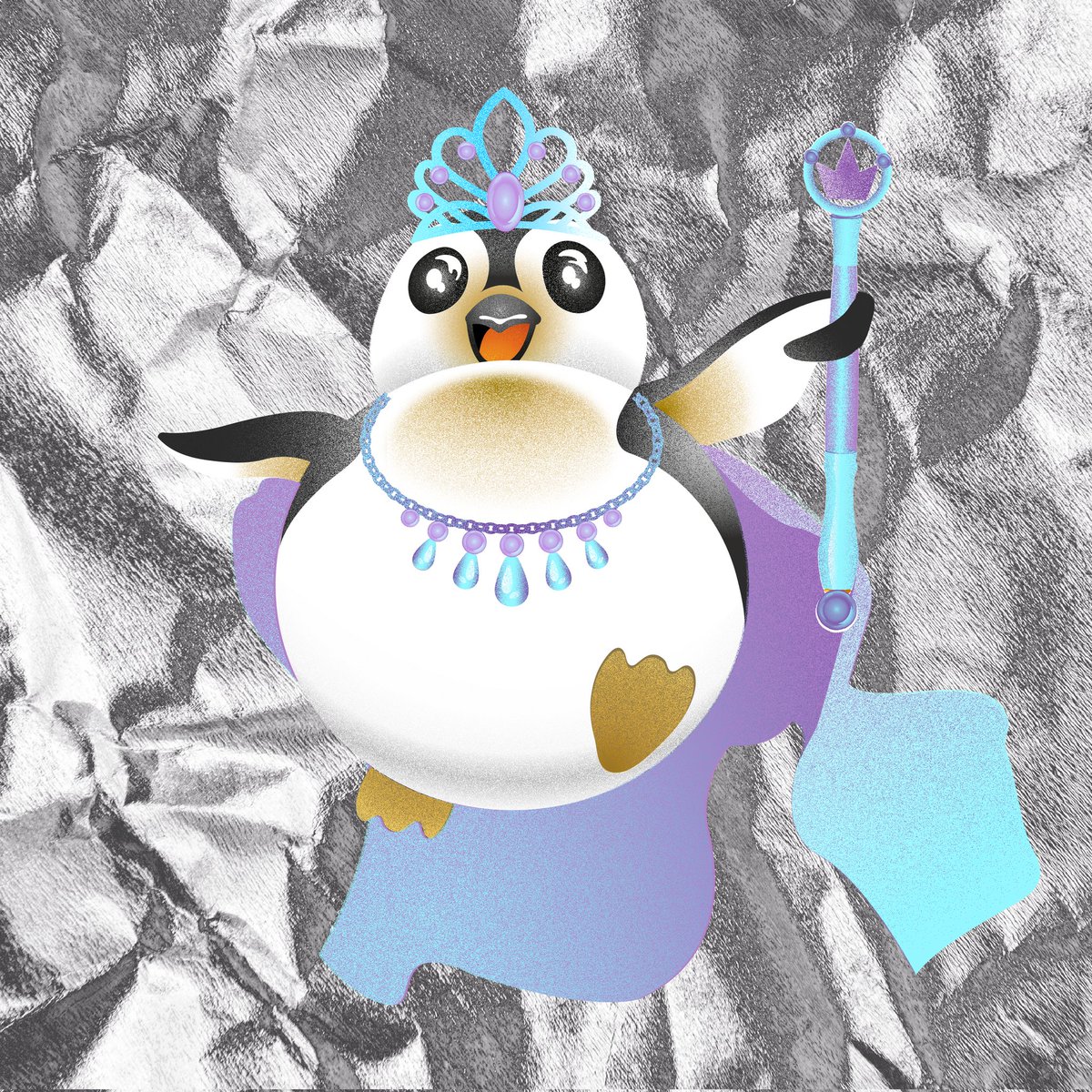 Our community manager Alice (the only girl in the team) asked to have her penguin princess among the Legendaries and guess who just arrived on Antarctica... 🐧❄️

#NFTCommmunity #NFTs #NFTartists #NFT
