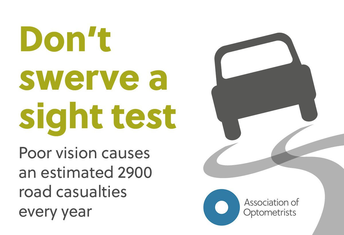 OpticianCardiff's tweet photo. Don't swerve a sight test

Our practices in Whitchurch and Roath are both open

Find Us Online ⏩ https://t.co/HJ2DJSUauh

#optician #EyeTest #SightTest #Whitchurch #Roath #Cardiff #DesignerGlasses #DesignerSunglasses #interestFree #RoadSafety

*T&amp;C apply https://t.co/3amsiHSeNg