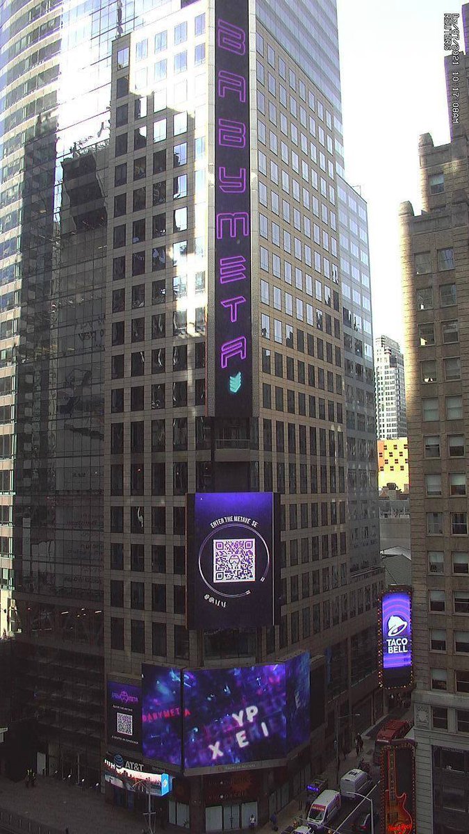 CryptoGemBets's tweet photo. @babymetacoin Billboards LIVE in New York, Times Square 🏙

100x INCOMING ‼️

Telegram: https://t.co/vvbLfkaR2D

Contract: 0x30C49441d326677892891b97B34743306Bc97934

#crypto #NFTs #Metaverse #VR #NFTCommunity #NFTshill #Meta #BSCGems #NFT #CryptoGem #BSC #BNB #NFTMarketplace https://t.co/MbwISLKWhv