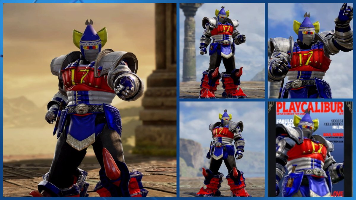 katana23648902's tweet photo. 大鉄人ワンセブンです。 #ソウルキャリバー6 #キャラクリ #大鉄人ワンセブン #PS4share https://t.co/1ocevixyWk