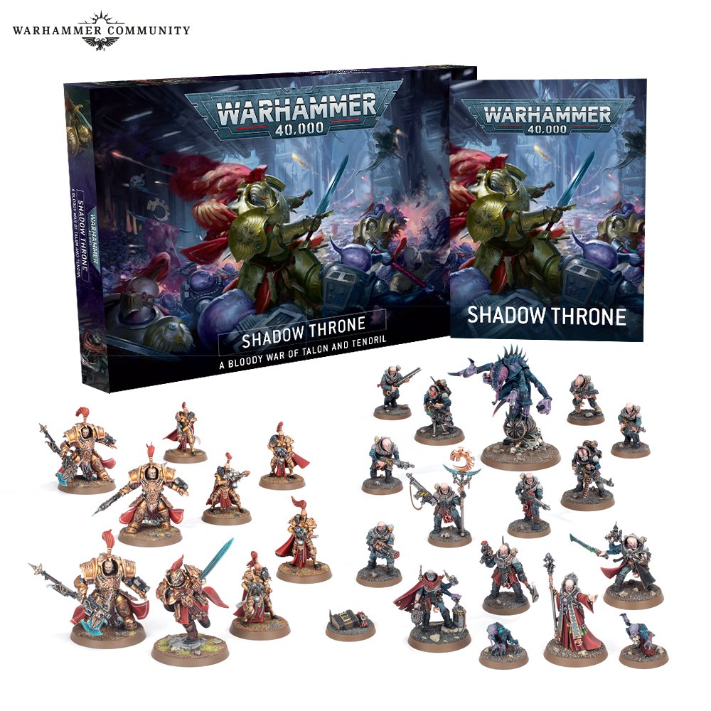 RogueGames_UK's tweet photo. With two forces ready to fight until death, this new battlebox is perfect for your army! Shadow Throne also includes the Reductus Saboteur and the Blade Champion, two new characters for each faction!
Purchase now from https://t.co/HmgrulKdRE
#shadowthrone #warhammer #40k https://t.co/jYEm43xsz0