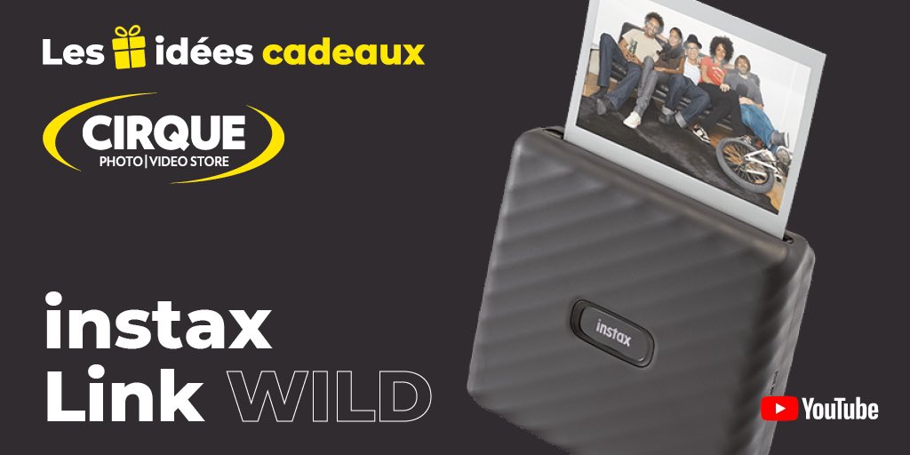 Cirque_PhotoVid's tweet photo. 🔝Connaissez-vous la nouvelle Instax Link WILD de chez @fujifilmfrance                                                                                               Vidéo de présentation sur notre chaîne YouTube : https://t.co/eI4SZqBKmh https://t.co/WIuHTkyBbi