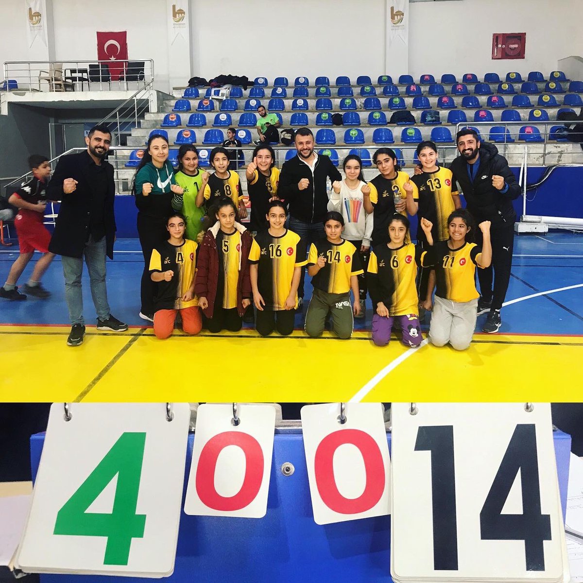 Okulumuz İlçede düzenlenen okullar arası hentbol turnuvasında “Yıldız Kızlar Hentbol”  ilçe 3. sü olmuştur. 

Öğrencilerimize ve beden eğitimi öğretmenlerimize teşekkür eder, başarılarından dolayı tebrik ederiz.👏👏👏