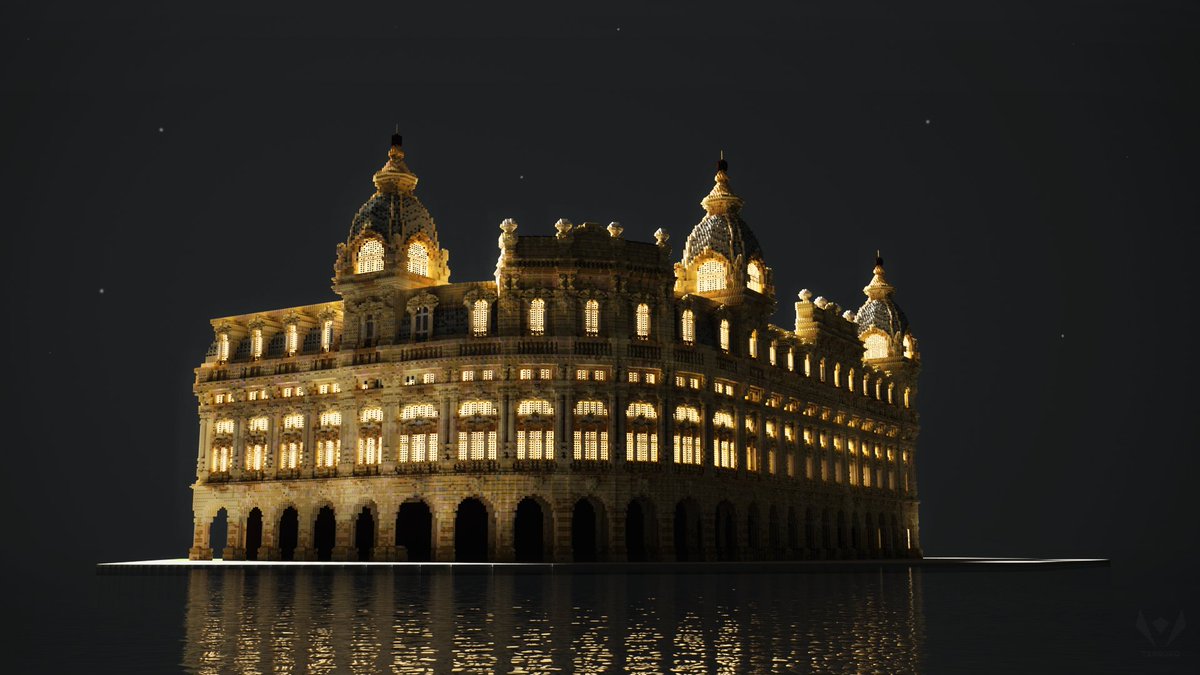 xLordzio's tweet image. Palazzo della Borsa Valori
Built on: @AliquamCreative 
Render by: @_TerrorQ  @_InareQ 

#Minecraft  #minecraft建築コミュ #Minecraft都市開発