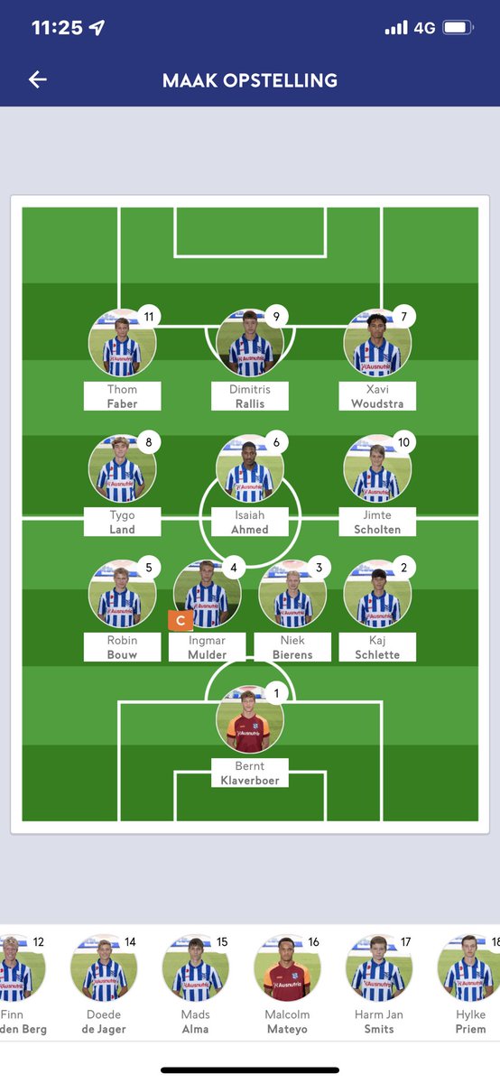 sch_akademy's tweet photo. Vandaag speelt sc Heerenveen O17 voor de beker tegen fc Eindhoven O17. https://t.co/30tsD2zzSf