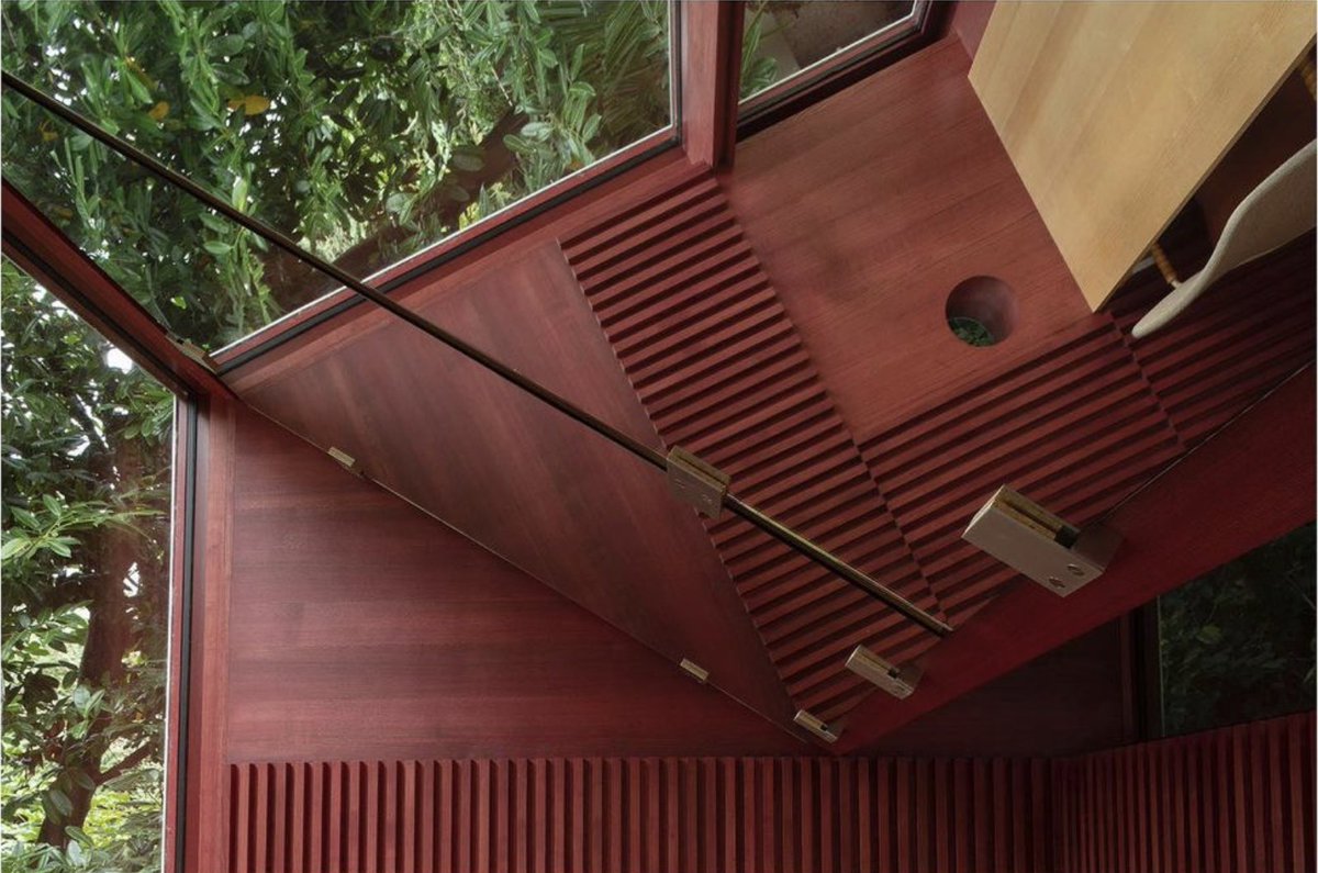 Emmett_Scanlon's tweet photo. Spotted over on the instagram of photographer Fionn McCann, this absolute gem of a room for a writer by Clancy Moore architects. @ClancyAndrew 

#architecture #architectureireland #ClancyMoore https://t.co/aQt3myS5u7