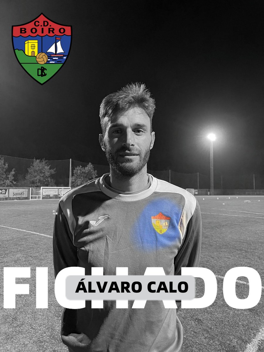 CDBoiro's tweet photo. 🔥🔥FICHAXE🔥🔥

Despois de varias semanas adestrando xa con nos, hoxe temos o pracer de anunciar a incorporación de ÁLVARO CALO. 

Calidade sén dubida para a medular. 

#ForzaBoiroSempre⚽💪💙 https://t.co/NCd69rekdS